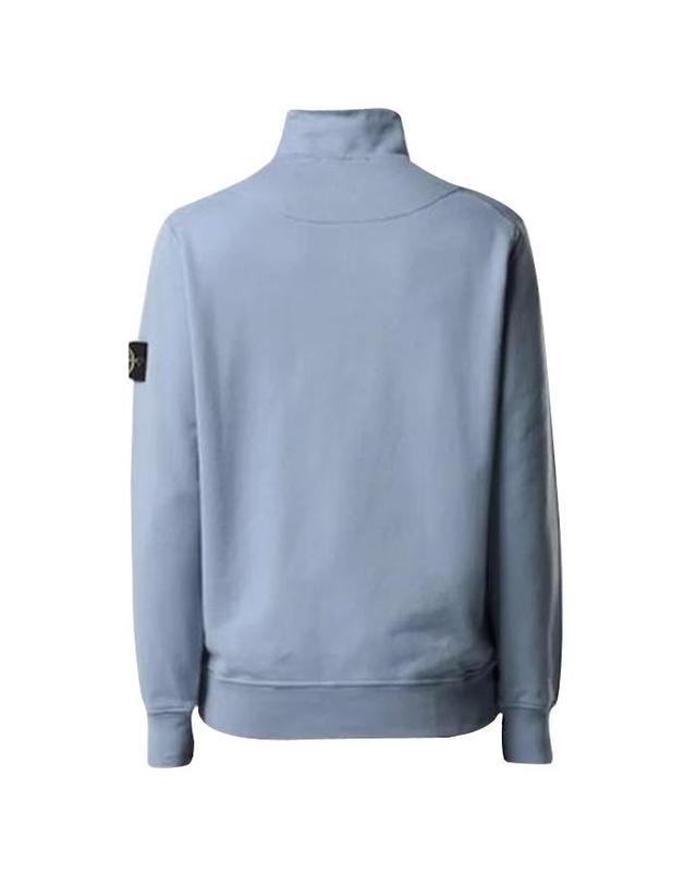 스톤아일랜드 STONE ISLAND 스톤 아일랜드 하프집업 맨투맨 L1S156100070 S0051 V0024 / 남성 긴팔티셔츠 착용컷