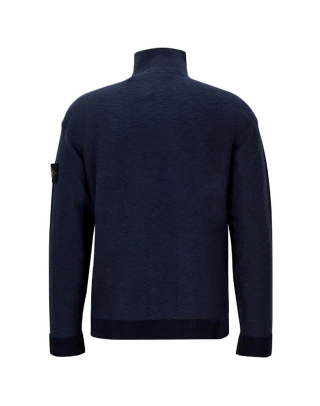 스톤아일랜드 STONE ISLAND 스톤 아일랜드 하프집업 니트 L1S155100049 S01B0 V0020 / 남성 니트 착용컷