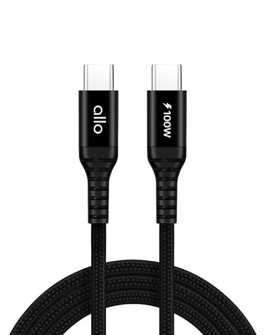 알로코리아 고강도 패브릭 초고속충전 케이블 100W PD PPS C타입  1M