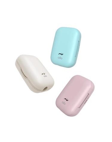 알로코리아 덴픽션 무선 휴대용 칫솔살균기 바람건조 고온히팅 UV-C 무선 휴대용 칫솔살균기 ATS1G 칫솔걸이 크림