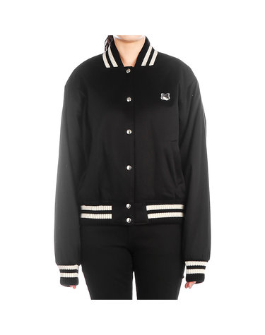 [메종키츠네] (LW02104WW0093 BLACK) 여성 봄버 자켓