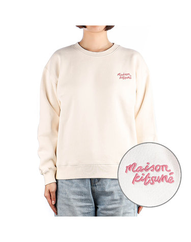 [메종키츠네] 24SS (MW00314KM0307 FRESH COTTON) 여성 핸드라이팅 맨투맨