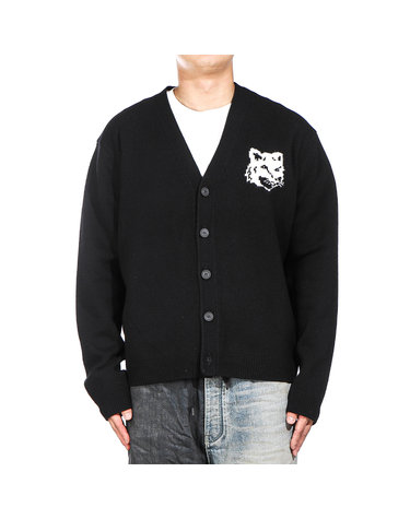 [메종키츠네] 24FW (NM00508KM0329 BLACK) 남성 가디건
