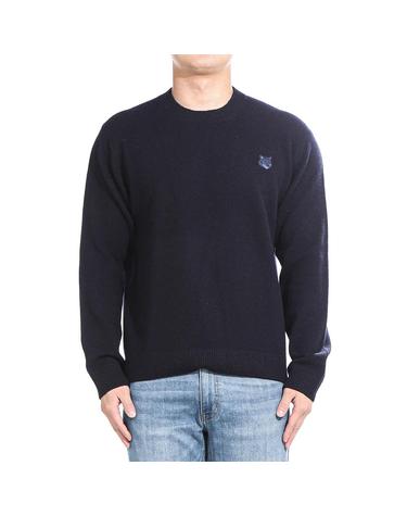 [메종키츠네] 24FW (NM00805KT1006 NAVY) 남성 긴팔 니트