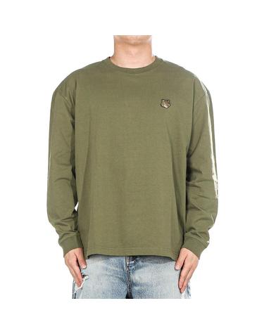 [메종키츠네] 24FW (LM00109KJ0118 MILITARY GREEN) 남성 긴팔 티셔츠