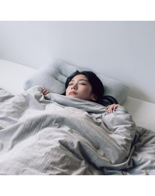프로젝트슬립 7중 구조 마이크로화이버솜 꿀잠이불 착용컷