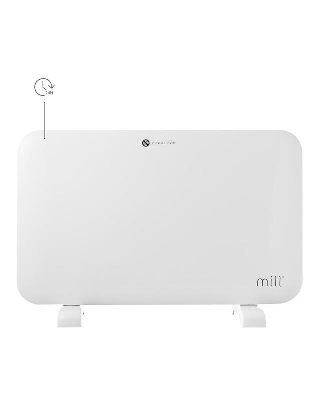 밀 MILL 북유럽 전기컨벡터 타이머 기능 다용도 히터 겨울 난방 전자식 히터 MILL1200PT 착용컷