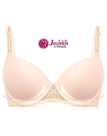 [비너스 자스민] 더블 자수 레이스윙 소프트 몰드 브라 jbr1270