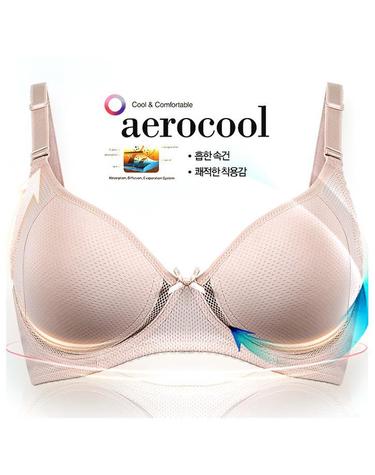 [판도라by비비안] 에어로쿨 무빙 메쉬 노와이어 몰드 브라 br7100