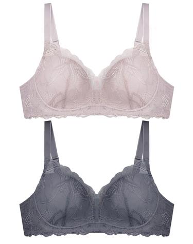 [판도라by비비안] 레이스 풀 커버 노와이어 몰드 브라 br7168