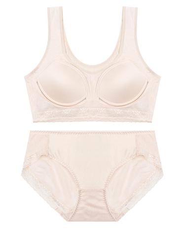 [판도라by비비안] 쿨 인견 무빙 메쉬 노와이어 몰드 브라탑팬티세트 bp7166