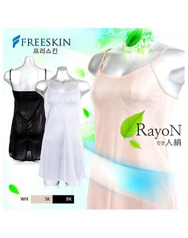 [프리스킨]인견 원피스 풀슬립 fs8900
