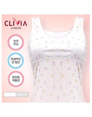 [크리비아] 주니어 냐옹이 부직포 면패드 브라런닝 clg6613a