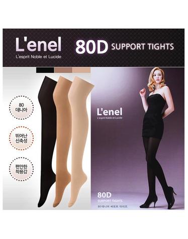 [로넬] 80D 써포트 타이즈 5족세트 LS0080BY
