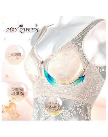 [MAY QUEEN] 플라워 시스루 무빙 메쉬 볼륨업 브라 런닝 mrb7077