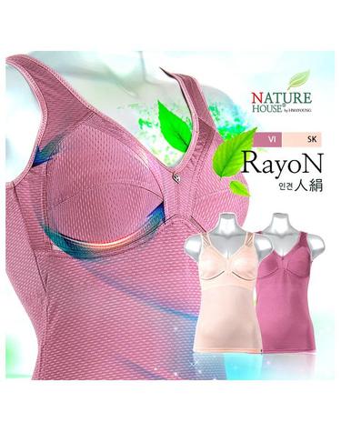 [NATURE HOUSE] 실크인견 무빙 메쉬 부직포 홑겹 브라 런닝 nrb7703