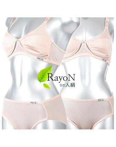 [Happy-Ro] 쿨 인견 메쉬 노와이어 홑겹 브라팬티세트 hbp3111_1113
