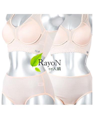 [Happy-Ro] 쿨 인견 노와이어 레이스 몰드 브라탑팬티세트 hbp3153_1115