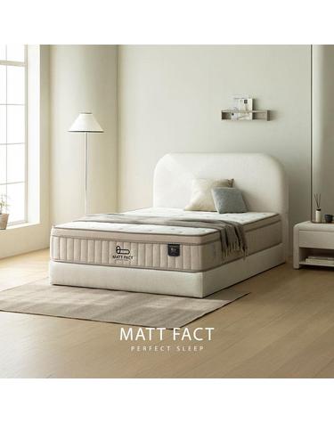 MATTFACT 부클레 침대 프레임 호텔형 패브릭 침대 Q K16 K18 착불상품