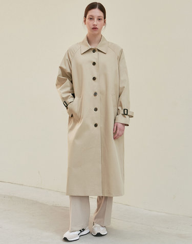 STANDARD COTTON TRENCH COAT_BEIGE
