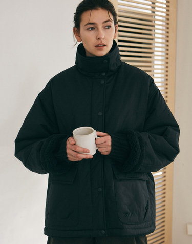 BOA FLEECE PADDING JACKET_BLACK