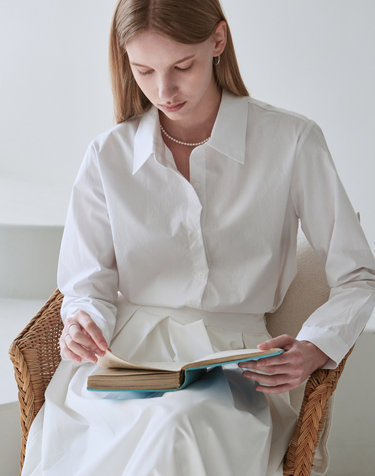 ESSENTIAL STANDARD SHIRT_WHITE