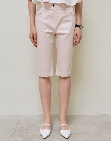 STANDARD BIKER SLIM PANTS_PINK