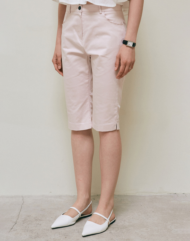 얀13 STANDARD BIKER SLIM PANTS_PINK 착용컷