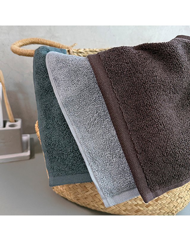 송월타올 송월타월 애쉬 컬러핸드 주방수건 답례품 착용컷