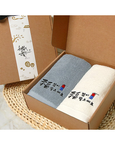 [송월]명절기프트세트B(새해복전등2p-크라프트+띠지)랜덤발송