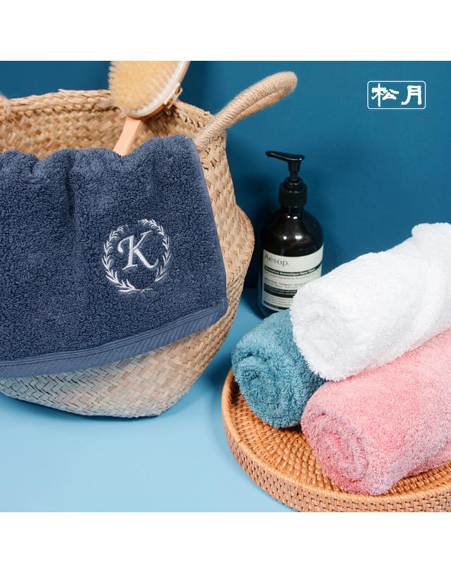 송월타올 [송월타올]카이저 40수 코마 180g 세면타월 5매 착용컷