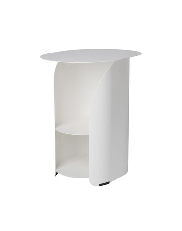 커브사이드테이블 curve side table_white