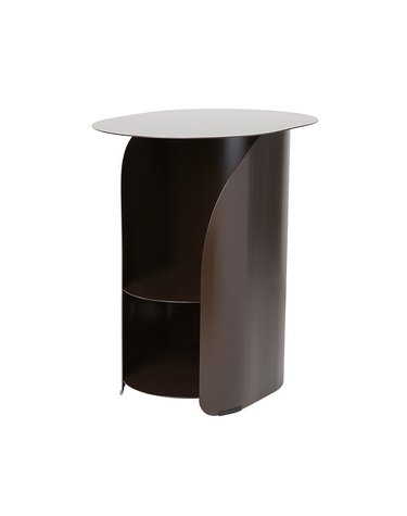 커브사이드테이블 curve side table_chestnut brown