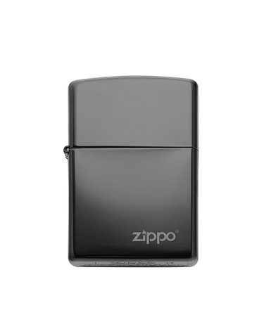 지포 ZP24756ZL 클래식 하이폴리쉬 블랙 로고 라이터