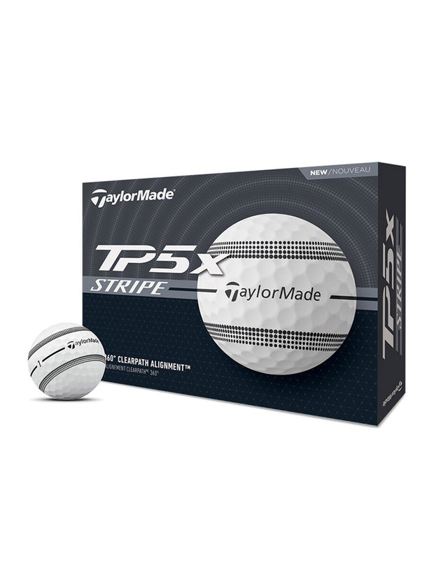 테일러메이드 [쇼핑백/선물포장] 테일러메이드 TP5/TP5X 스트라이프 골프볼 KOR 5피스 착용컷