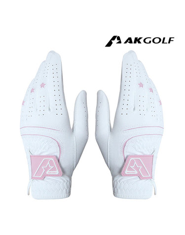 AKGOLF AK 여성 양손 합피 골프장갑 파크골프장갑