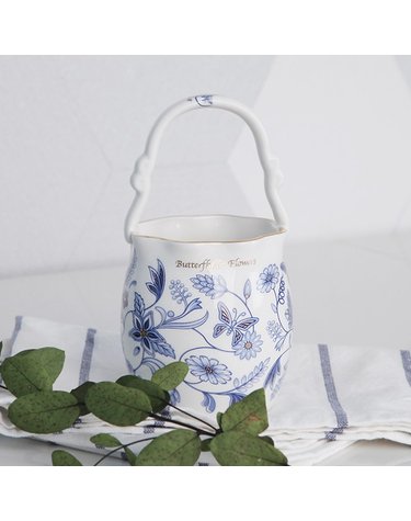 버터플라이 블루 주름수반(대)
