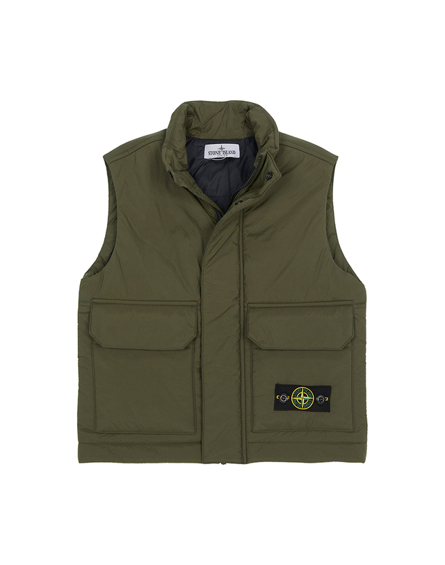 스톤아일랜드 키즈 스톤아일랜드키즈 패딩 조끼 K2S16G100004 S0203 V0054 (성인착용가능) 착용컷
