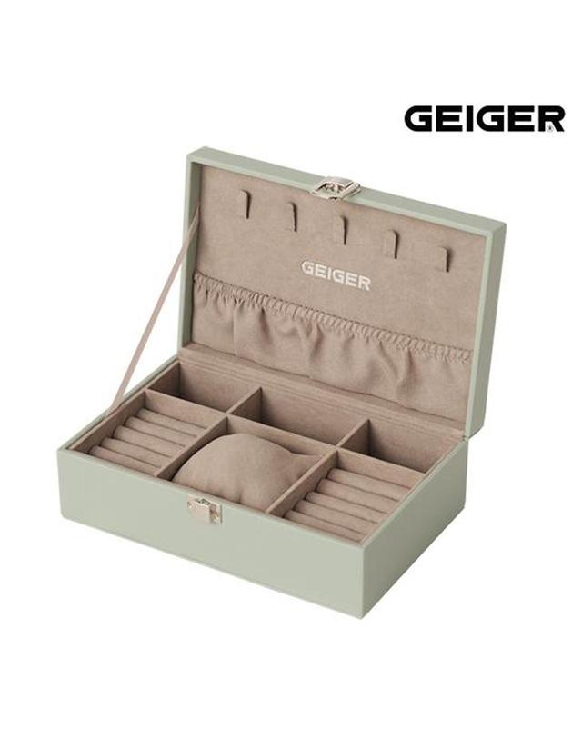가이거 [GEIGER] 가이거 레이나 GE2005_실버 프리미엄 메탈+가죽밴드 호환 시계+인그레이빙 팔찌+테니스 두줄팔찌 착용컷