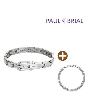[PAUL BRIAL] 폴브리알 5mm 게르마늄 팔찌+테니스 두줄팔찌