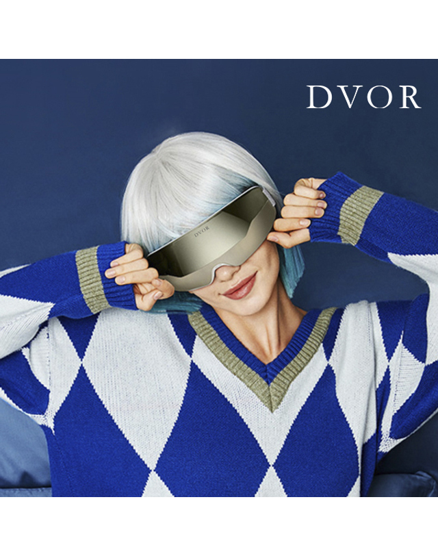 드보르 드보르 아이 솔루션 눈 마사지기 DV-EM01 착용컷