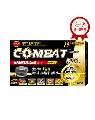 헨켈 바퀴약 컴배트 맥스 타게트 바퀴용 12개입