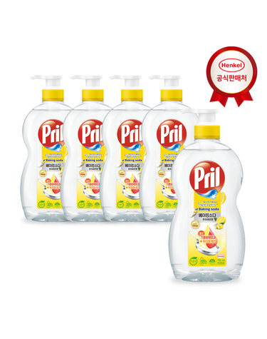 헨켈 주방세제 프릴 베이킹소다/맑은식초 700ml(용기) x 5개