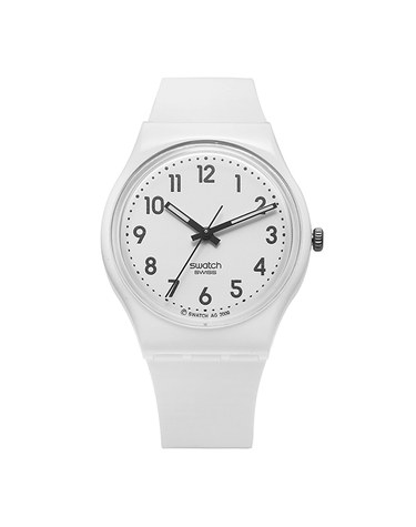 스와치 SO28W107-S14 NEW CORE JUST WHITE SOFT 여성 우레탄시계