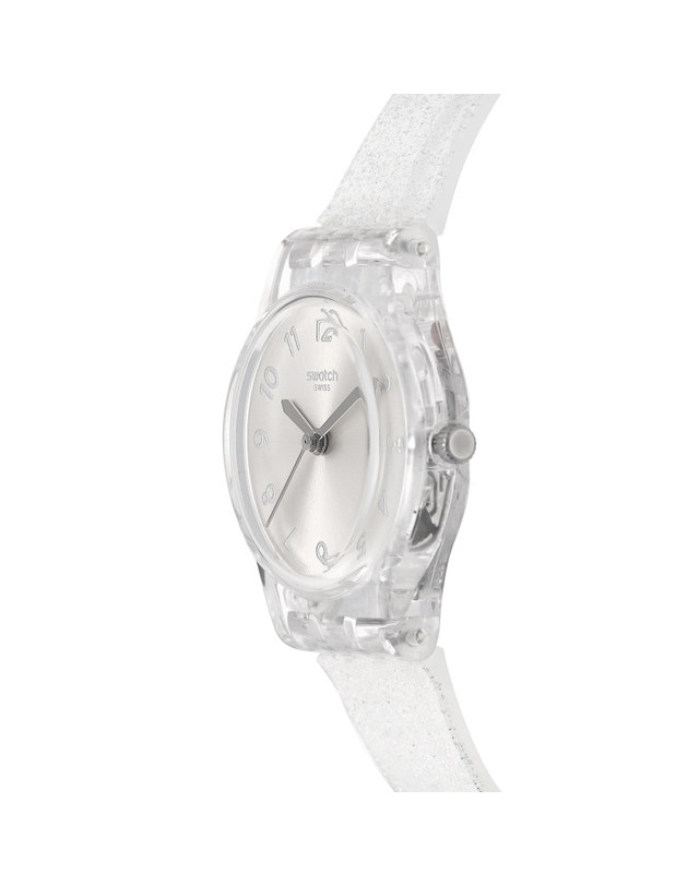 스와치 스와치 LK343E TIME TO SWATCH SILVER GLISTAR TOO 여성 우레탄시계 착용컷