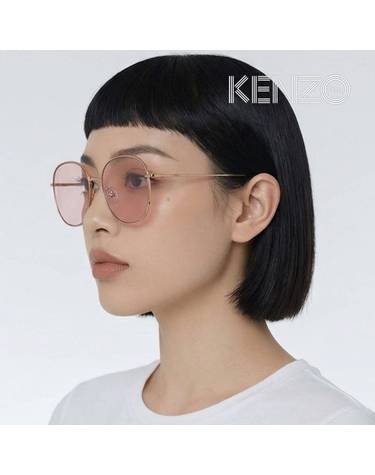 겐조 KZ40086F 30Z 공식수입 라운드 보잉 티타늄 틴트미러 렌즈 명품 선글라스