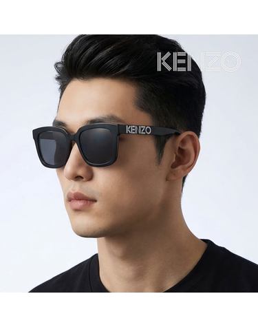 겐조 KZ40087F 01A 52 공식수입 스퀘어 뿔테 명품 선글라스