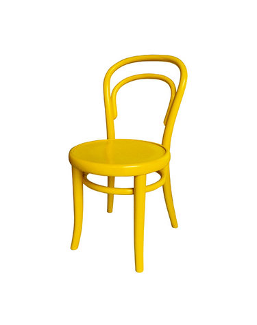 [TON 톤] CHILDRENS CHAIR PETIT 곡목 체어 키즈/옐로우 (331 014)