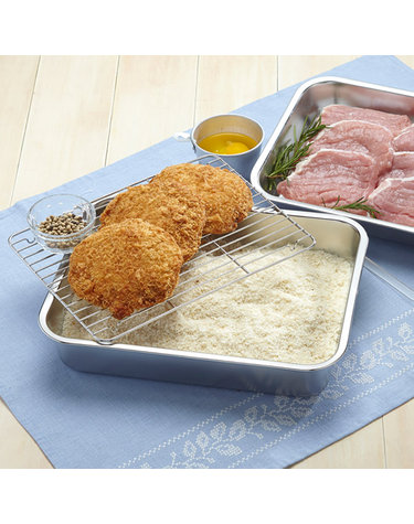 카라신 사각 스텐 트레이 깊은형(소) SET