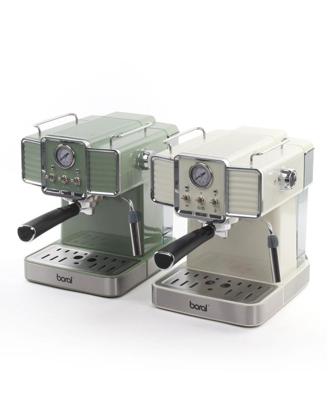 보랄 보랄 더 셰프 에스프레소 커피머신 BR-CM1350G/BR-CM1360 아이보리 착용컷